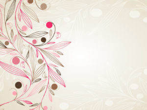 Simple Floral PPT Backgrounds