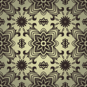 Black and White Seamless Pattern PPT Background