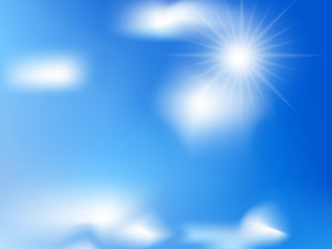 Blue sky with clouds pptbackgrounds