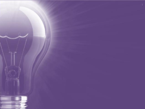 Lightbulb Purple PPT Backgrounds