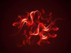 Red Fire PPT Template