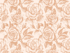 Retro Rose Flowers Pattern Backgrounds
