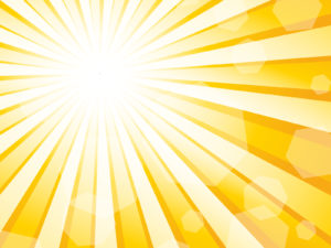 Sun Burst Effect Powerpoint Template