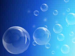 Transparent bubbles ppt backgrounds