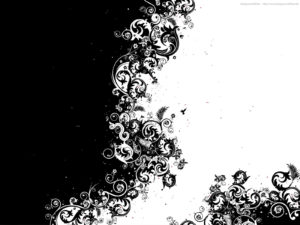 Beauty Abstract Black White PPT Backgrounds