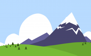 Mountain and Forest Powerpoint  Backgrounds