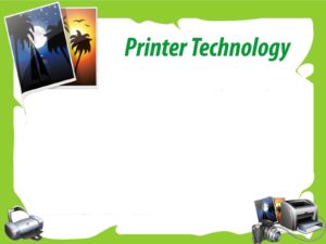 Printer Technology PPT Backgrounds