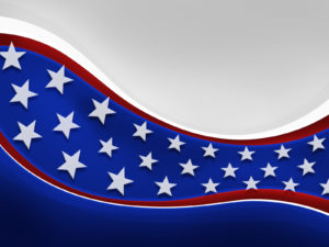 United States of America Flag PPT Template