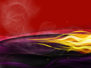 Abstract Fire Smoking Flames PPT Templates