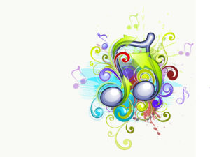 Abstract Musical Backgrounds Free