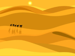 African Desert PPT Backgrunds