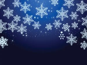 Xmas Background with Snowflakes