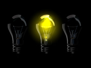Yellow Lamps PPT Backgrounds