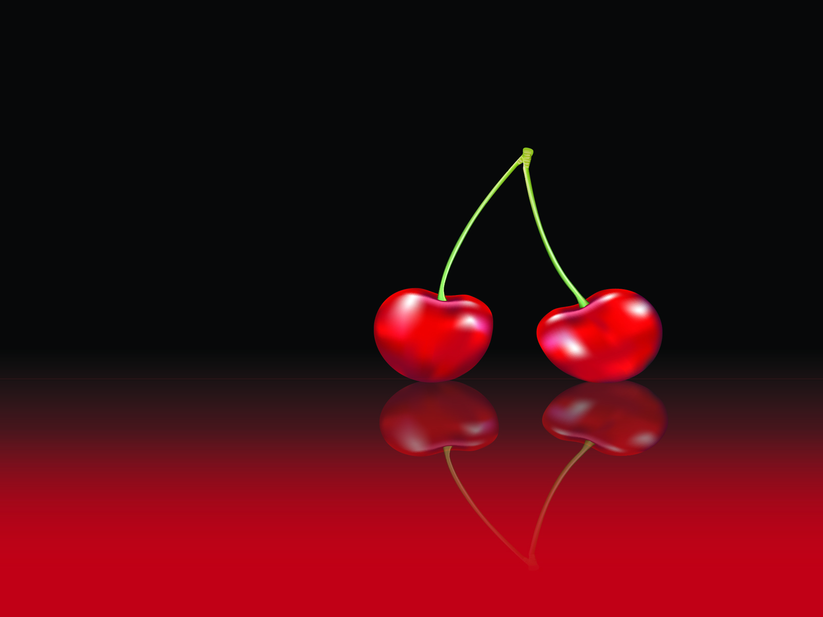 Red cherries foods Backgrounds | Black, Foods & Drinks, Red Templates |  Free PPT Grounds