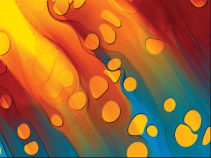 Rainbow surface abstract ppt backgrounds