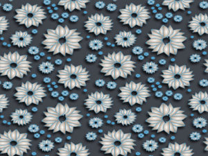 Powerpoint Blue Spring Patterns Backgrounds