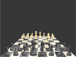 Chess-board and Chessman Game PPT Backgrounds