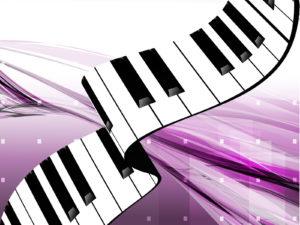 Gorgeous Piano Keys PPT Backgrounds