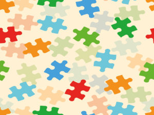 Rainbow Sweet Puzzle PPT Backgrounds