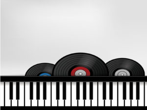 Record and Organ PPT Slide Backgrounds