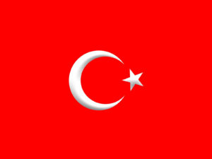 Turkey Flag powerpoint Backgrounds