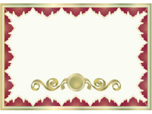 Graduation Diploma Frame PPTBackgrounds