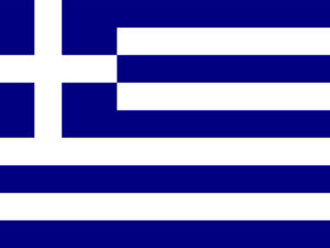 Greece Flag PPT Background