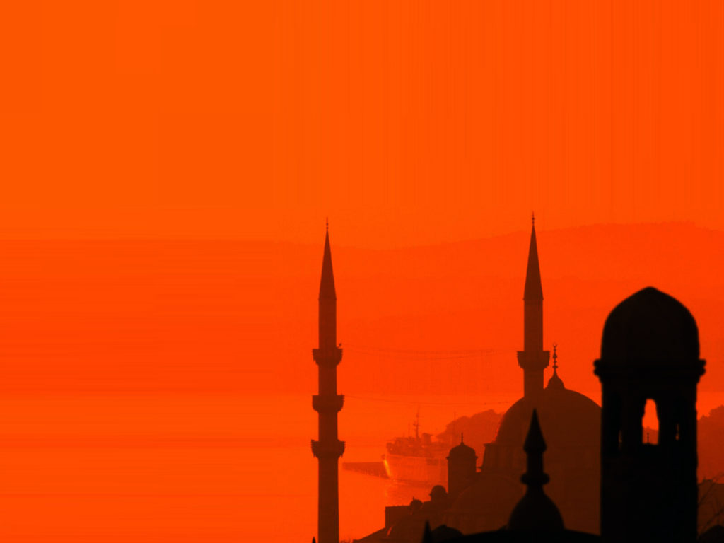 Islamic Mosque Backgrounds Religious Templates Free PPT Grounds and