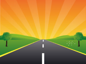 Road to The Peace for Powerpoint Template