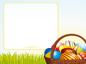 Egg basket PPT Backgrounds