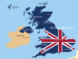 England Map PPT Design