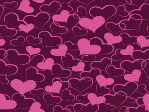 Pink and Purple Love Slide Backgrounds