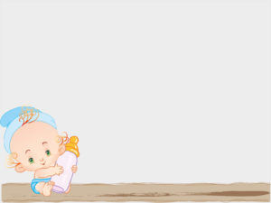Baby Feed with Milk PPT Backgrounds