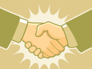 Handshake for Business PPT Template