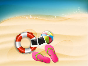 Happy summer holidays ppt backgrounds