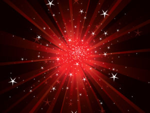 Light Rays with Sparkles Powerpoint Backgrounds