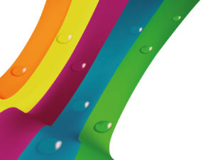 Rainbow Line Drops PPT Backgrounds