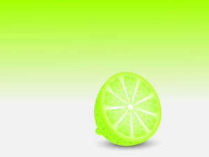 Green Lemon powerpoint backgrounds