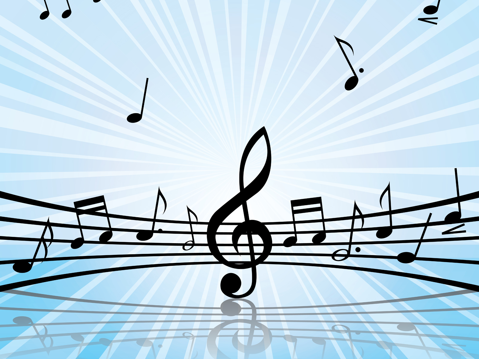 Music Melody Art Backgrounds | Music Templates | Free PPT Grounds