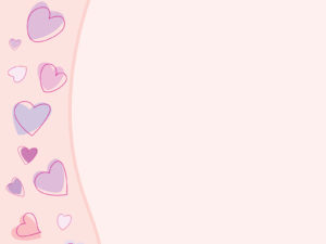 Scribble Hearts PPT Slide Backgrounds