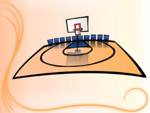 Basketball Court Powerpoint Design