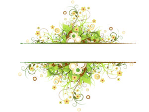 Vintage Floral Frame Backgrounds