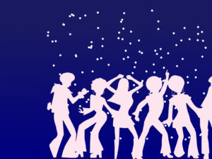 Disco Dancers for Party Backgrounds