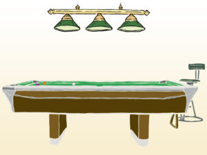 Pool Game Table Powerpoint Backgrounds