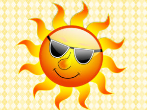 Summer Smile Sun PPT Backgrounds