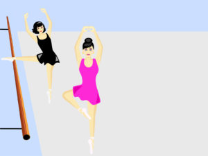 Women Dancing PPT Backgrounds