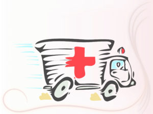 Ambulance Car PPT Backgrounds