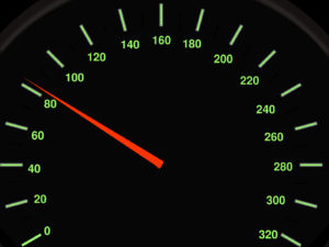 Auto Speed Meter PPT Backgrounds