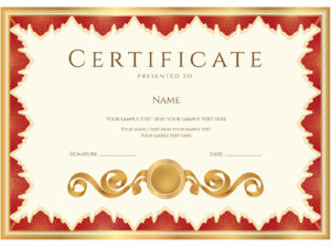 Certificate PPT Backgrounds