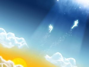 Fairytale Sky Clouds Backgrounds
